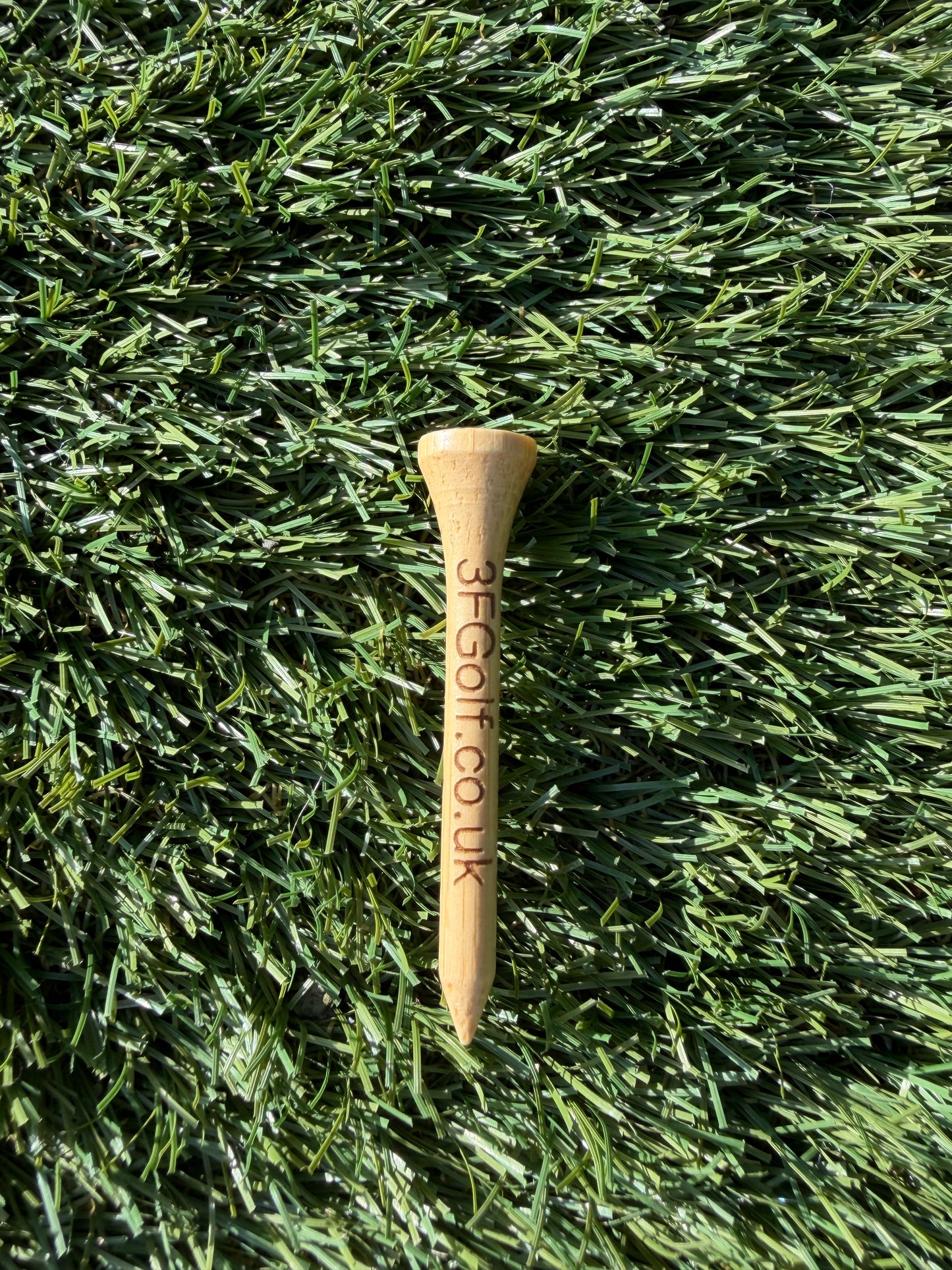 20x Personalised Golf | 54mm Natural Golf Tees