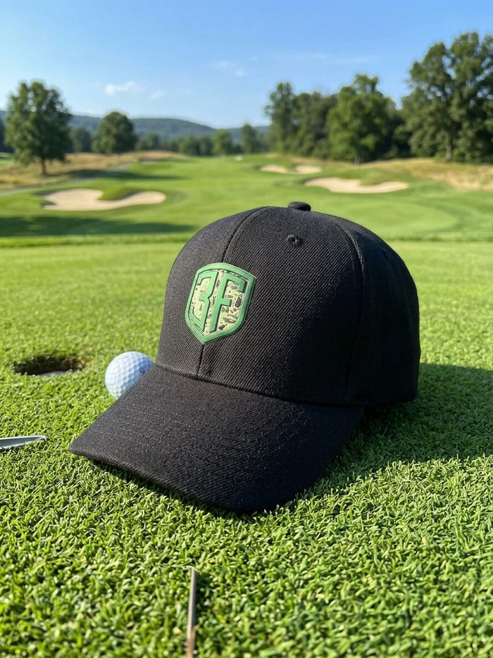 Black Golf Hat | 3F Golf Logo - 3F Golf