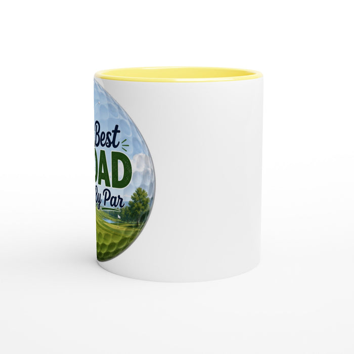 Born To Golf Forced To Work | Funny golf mug present for Dad Brother Son father's day present leaving present 11oz Ceramic Mug - 3F Golf