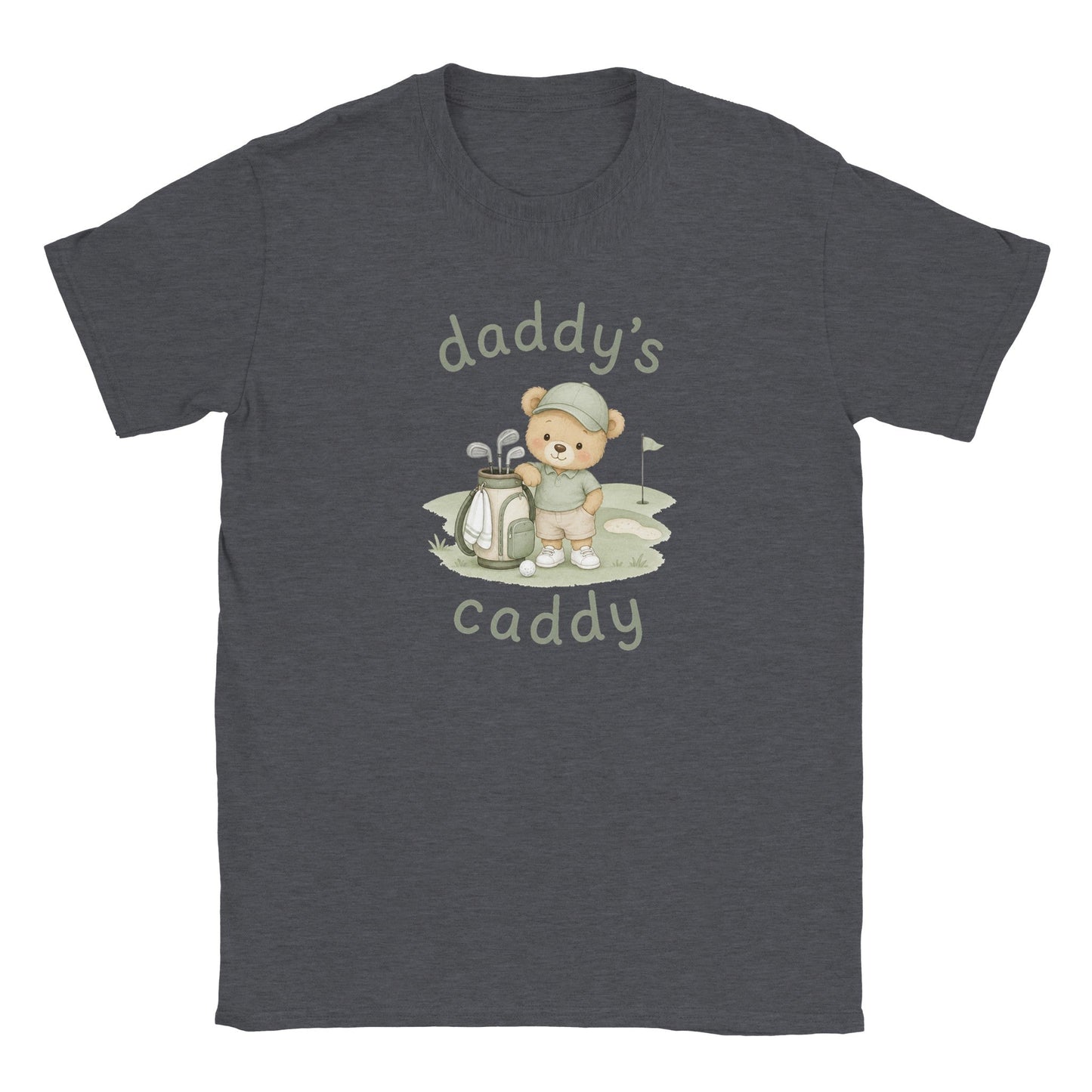 Daddy's Caddy | Kids T Shirt | Funny Golf Gift | Father's Day Birthday Present | Gift For Dad Brother Son - 3F Golf