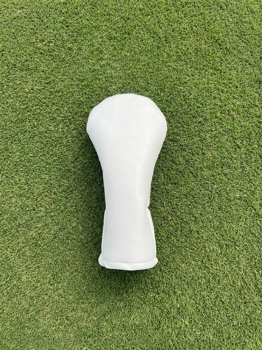 White Faux Leather Head Covers | Premium Protection