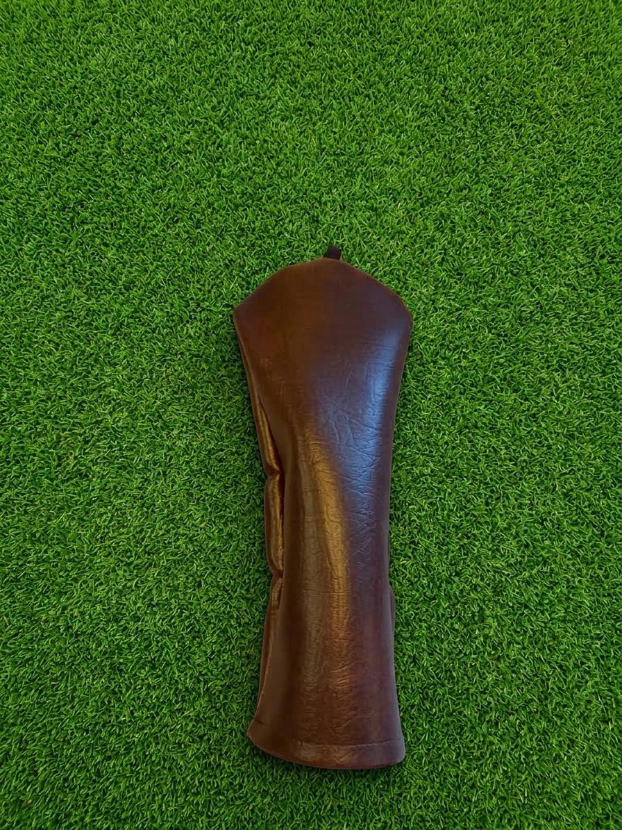 Rich Brown Faux Leather Head Covers | Premium Protection