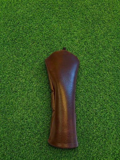 Rich Brown Faux Leather Head Covers | Premium Protection