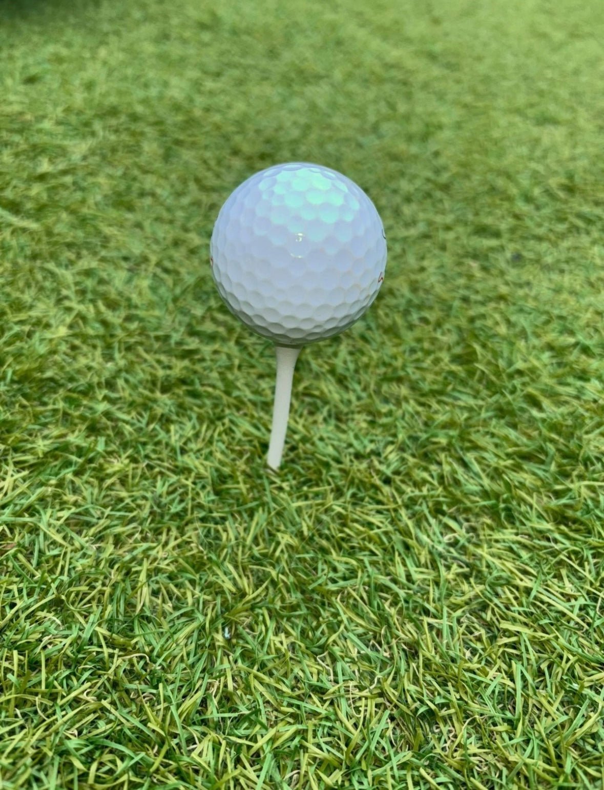 70mm White Wooden Golf Tees - 3F Golf