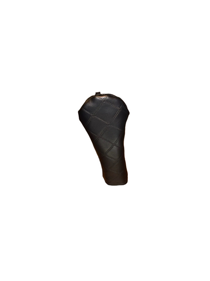 black cross hatch hybrid head covers on a white background