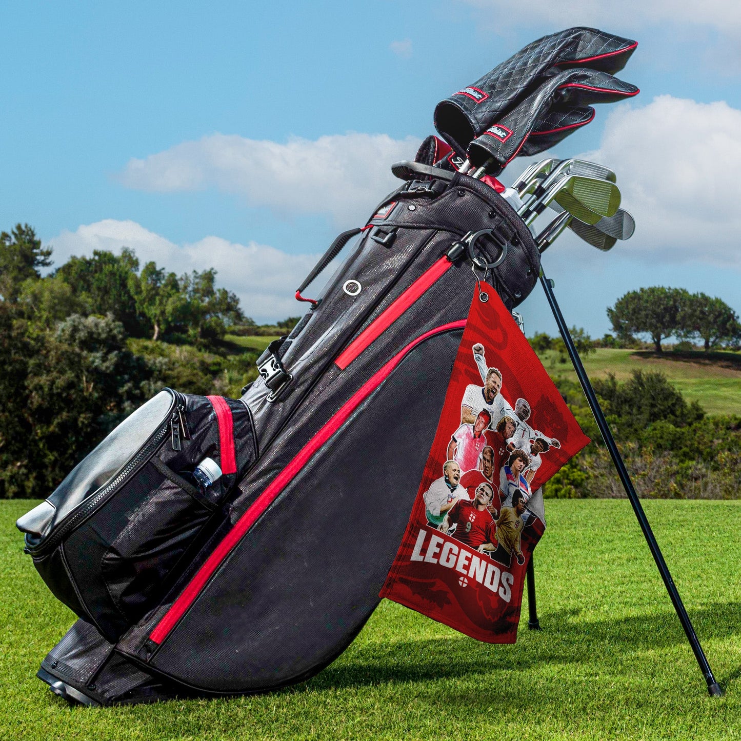 England Legend Montage  - Golf Towel