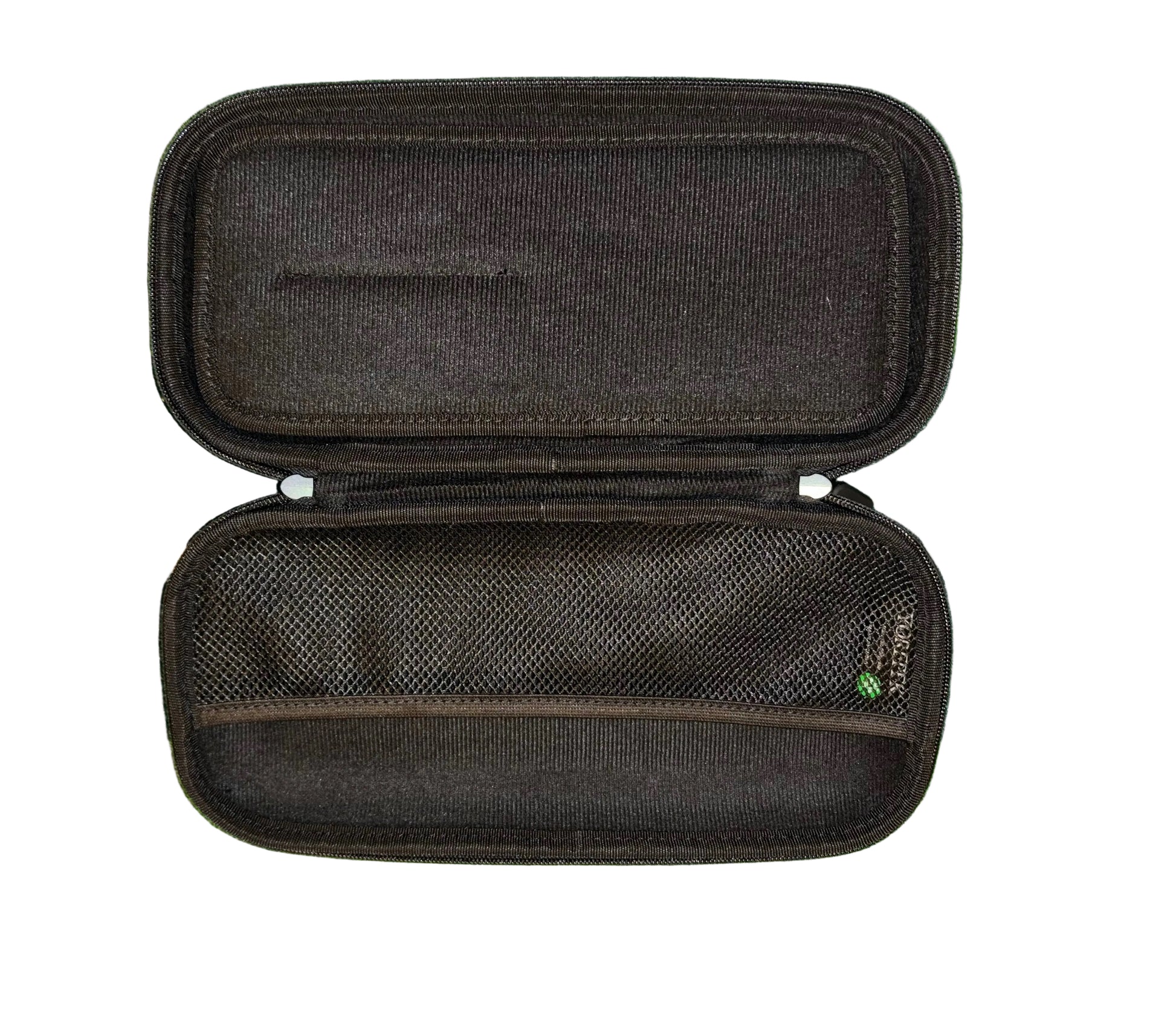 open black golf organiser case on a white background