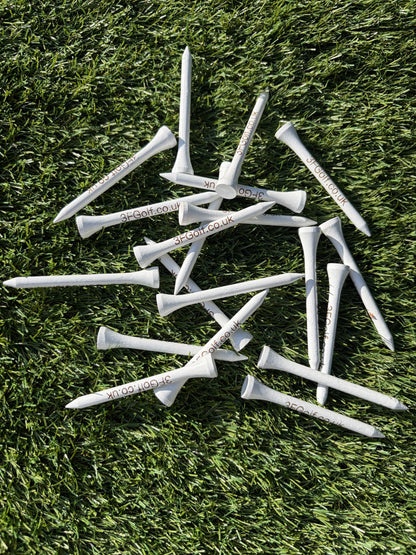 20x70mm Natural Wooden Tees | Premium Golf Tees