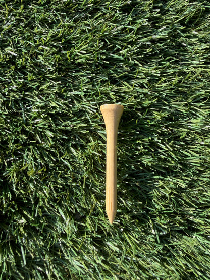 20x70mm Natural Wooden Tees | Premium Golf Tees