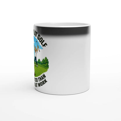A Bad Day at Golf Is Better Than A Good Day at Work Heat - Changing Mug - 3F Golf