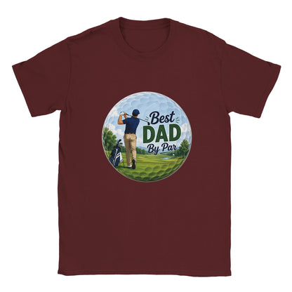 Best Dad By Par | Mens T Shirt | Funny Golf Gift For Golfer | Father's Day Birthday Present | Gift For Dad Brother Son - 3F Golf