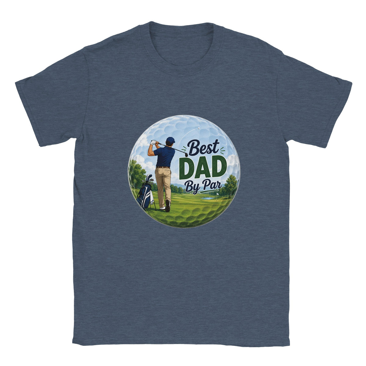 Best Dad By Par | Mens T Shirt | Funny Golf Gift For Golfer | Father's Day Birthday Present | Gift For Dad Brother Son - 3F Golf