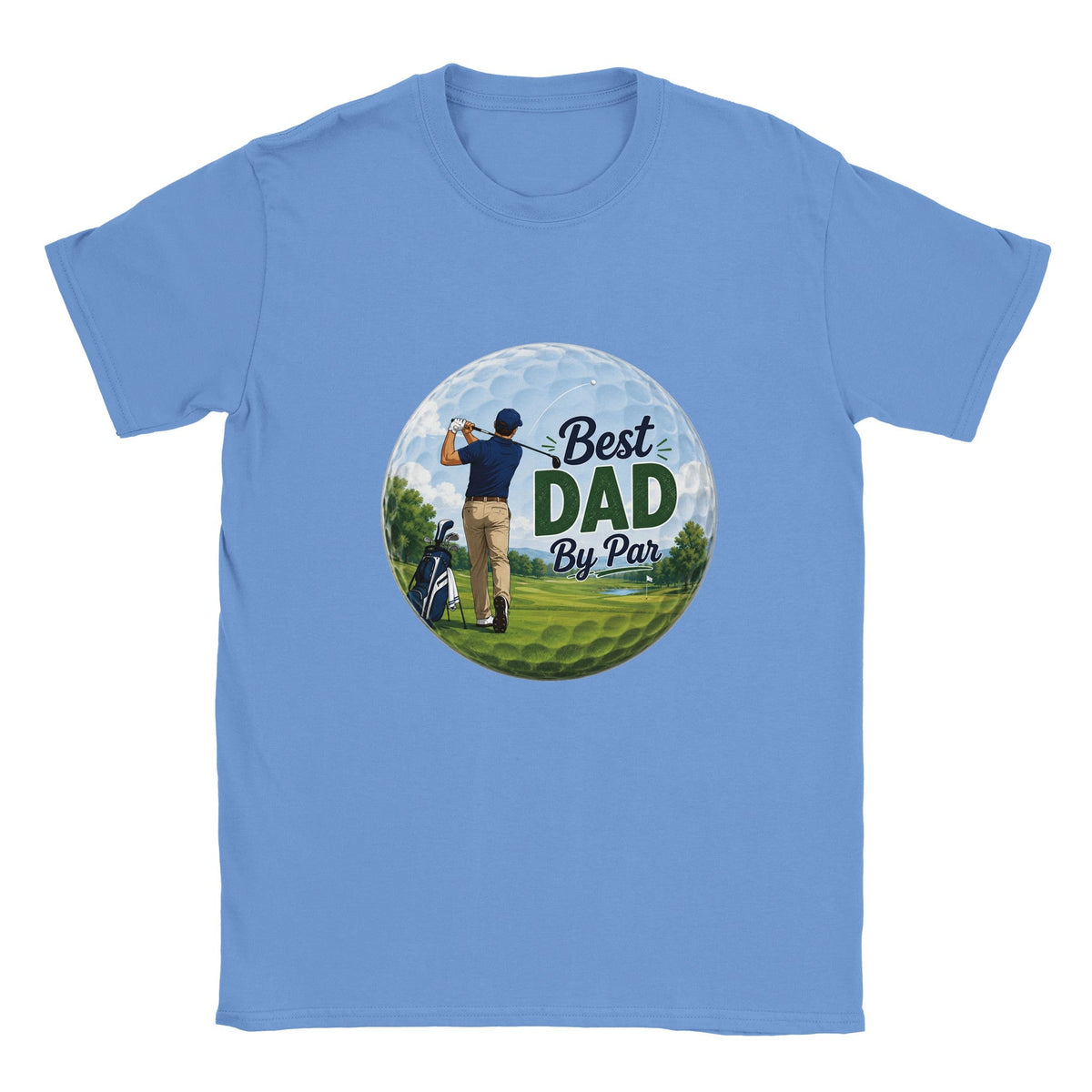 Best Dad By Par | Mens T Shirt | Funny Golf Gift For Golfer | Father's Day Birthday Present | Gift For Dad Brother Son - 3F Golf