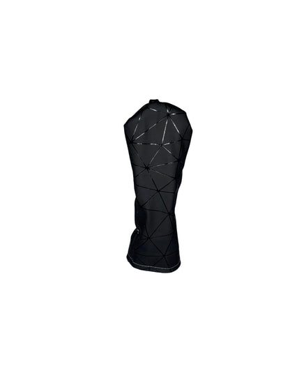 Black Geometric Head Cover - 3F Golf