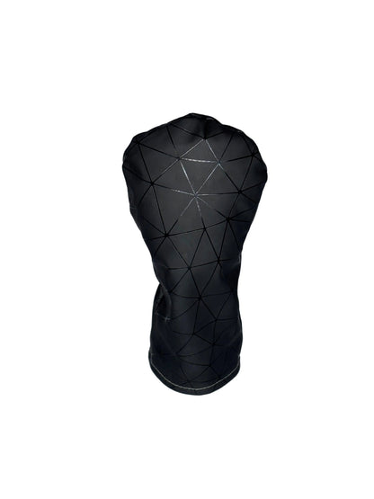 Black Geometric Head Cover - 3F Golf