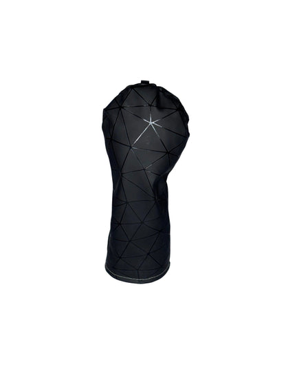 Black Geometric Head Cover - 3F Golf