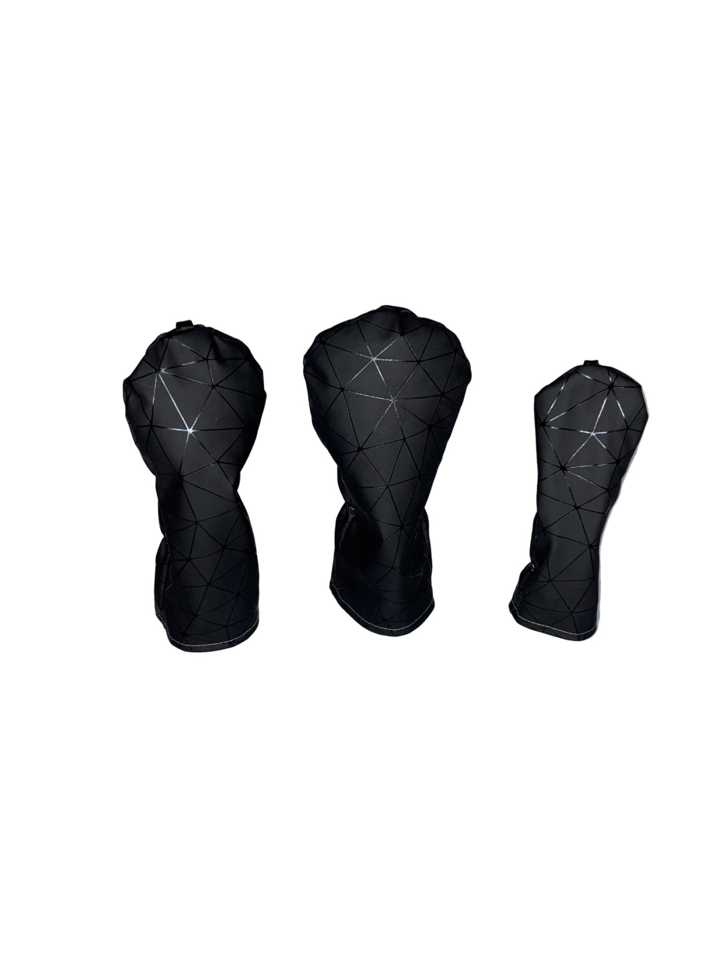 Black Geometric Head Cover - 3F Golf