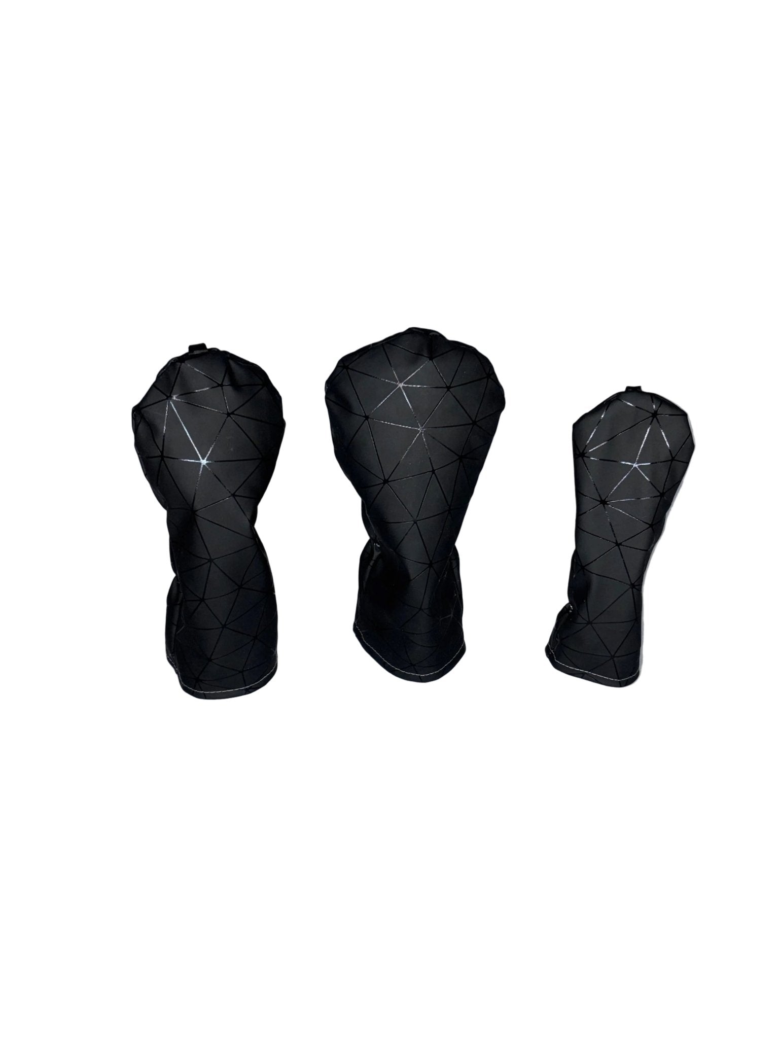 Black Geometric Head Cover - 3F Golf