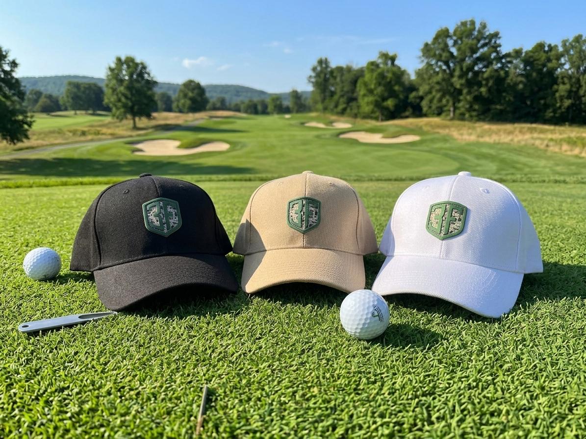 Black Golf Hat | 3F Golf Logo - 3F Golf