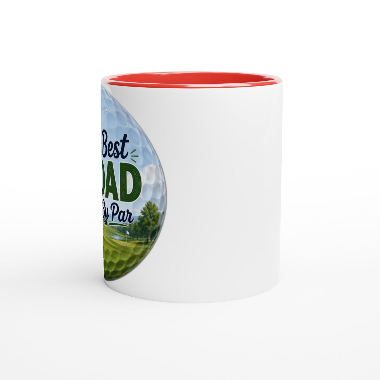 Born To Golf Forced To Work | Funny golf mug present for Dad Brother Son father's day present leaving present 11oz Ceramic Mug - 3F Golf
