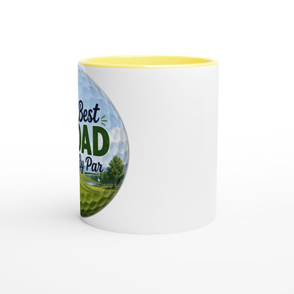 Born To Golf Forced To Work | Funny golf mug present for Dad Brother Son father's day present leaving present 11oz Ceramic Mug - 3F Golf