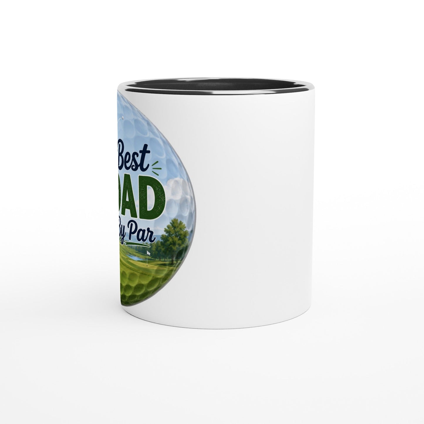 Born To Golf Forced To Work | Funny golf mug present for Dad Brother Son father's day present leaving present 11oz Ceramic Mug - 3F Golf