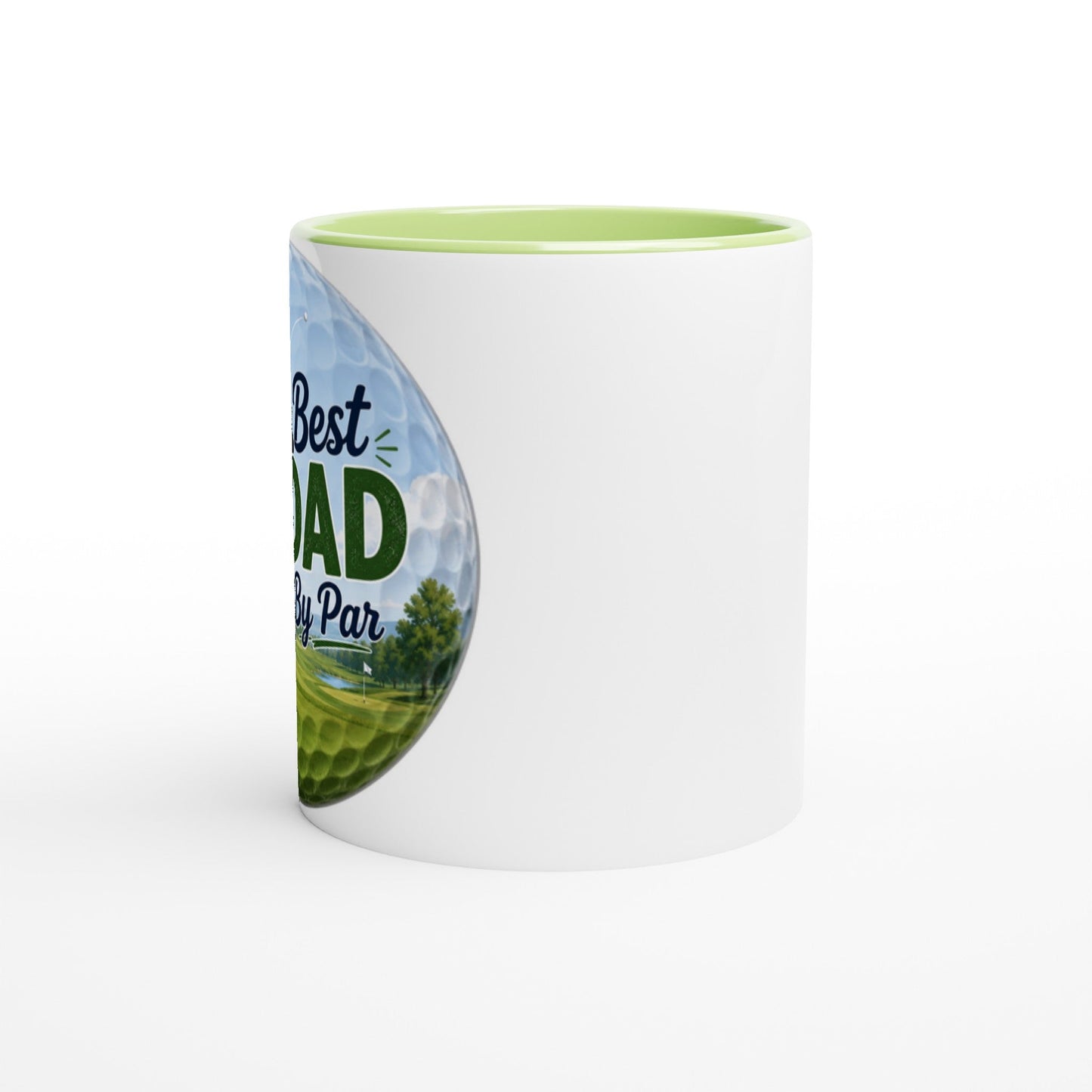Born To Golf Forced To Work | Funny golf mug present for Dad Brother Son father's day present leaving present 11oz Ceramic Mug - 3F Golf