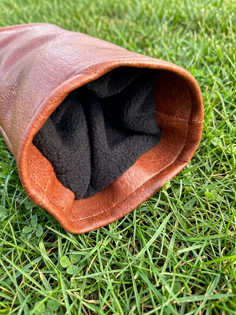 Brown Faux Leather Head Covers | Premium Protection - 3F Golf