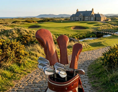 Brown Faux Leather Head Covers | Premium Protection - 3F Golf