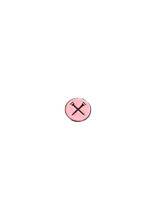 Cross tees ball marker - 3F Golf