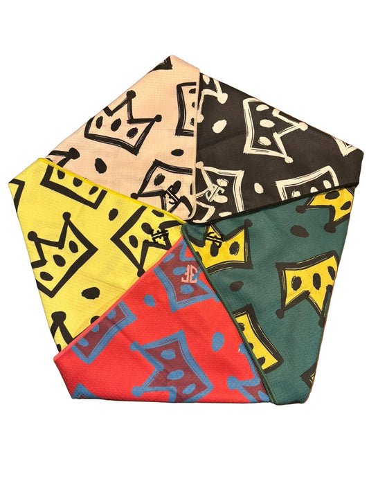 Crown Series Waffle Golf Towel - 3F Golf