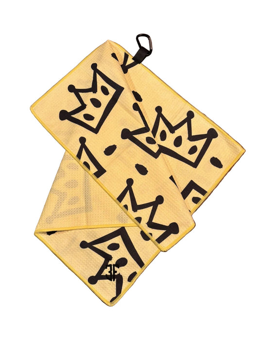 Crown Series Waffle Golf Towel - 3F Golf