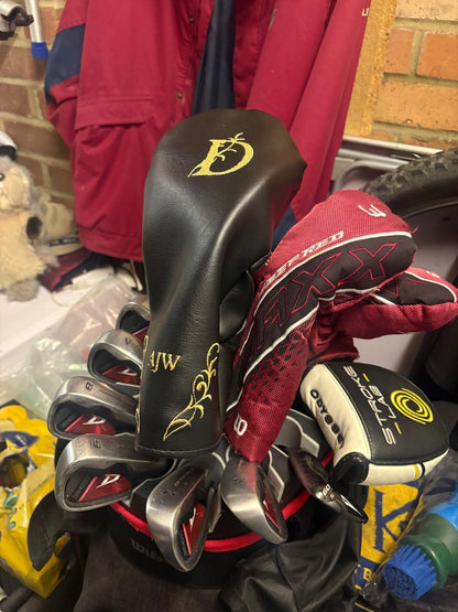 Custom embroidered head cover - 3F Golf
