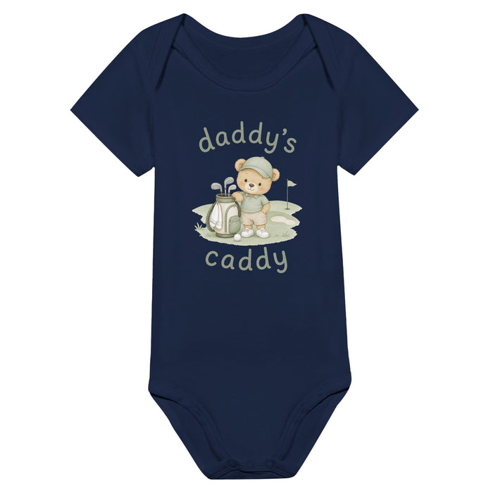 Daddy's Caddy | Babygrow | Funny Golf Gift | Father's Day Birthday Present | Gift For Dad Brother Son - 3F Golf