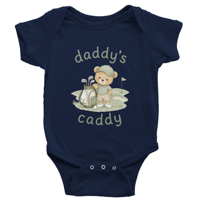 Daddy's Caddy | Babygrow | Funny Golf Gift | Father's Day Birthday Present | Gift For Dad Brother Son - 3F Golf
