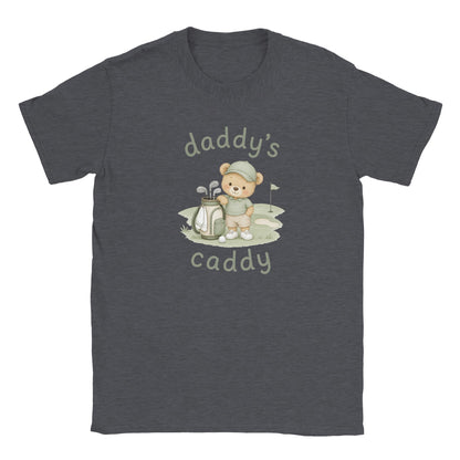 Daddy's Caddy | Kids T Shirt | Funny Golf Gift | Father's Day Birthday Present | Gift For Dad Brother Son - 3F Golf