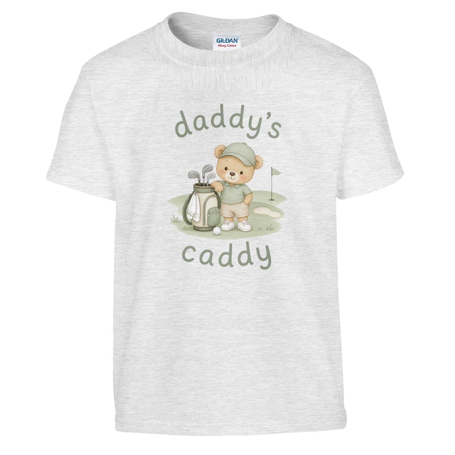 Daddy's Caddy | Kids T Shirt | Funny Golf Gift | Father's Day Birthday Present | Gift For Dad Brother Son - 3F Golf