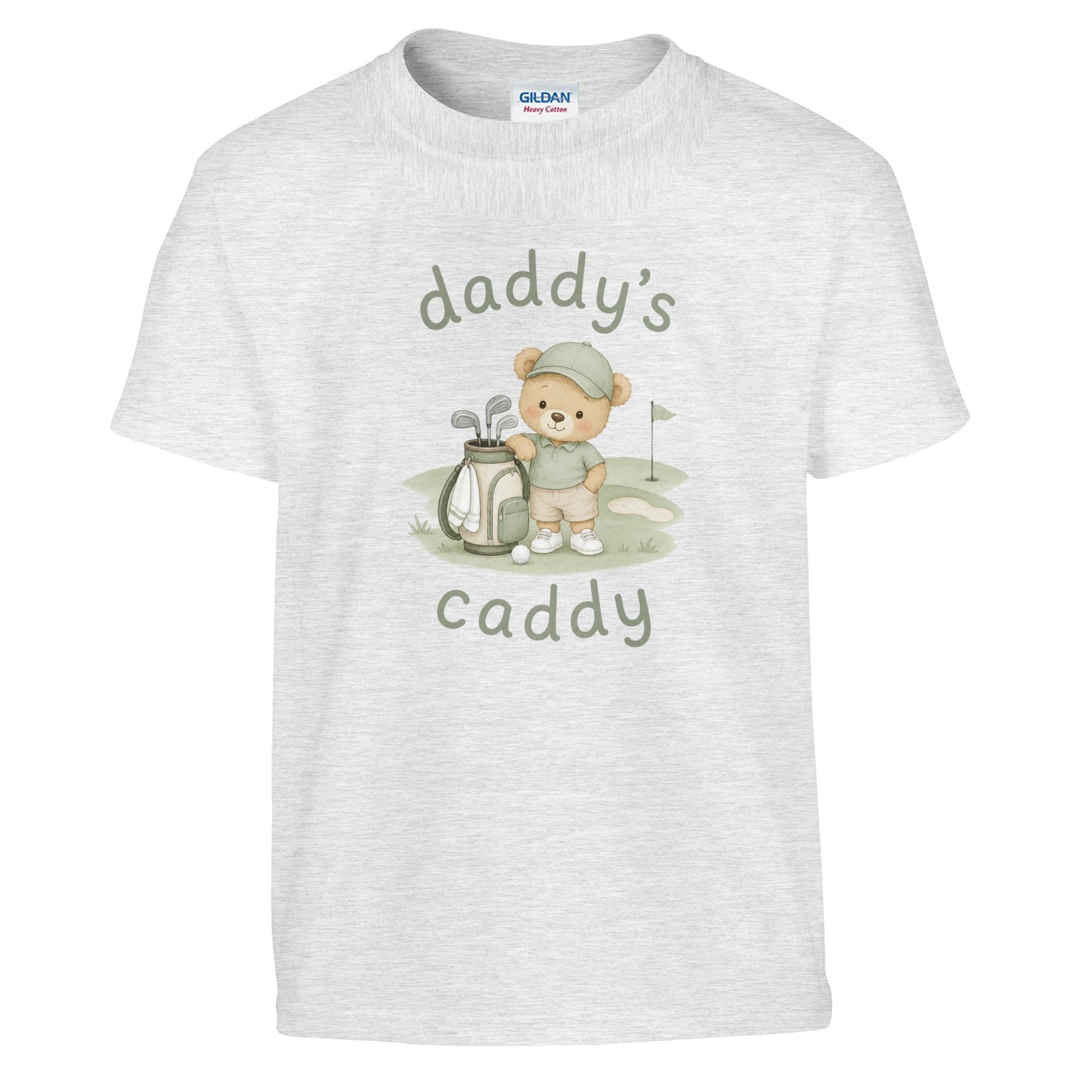 Daddy's Caddy | Kids T Shirt | Funny Golf Gift | Father's Day Birthday Present | Gift For Dad Brother Son - 3F Golf