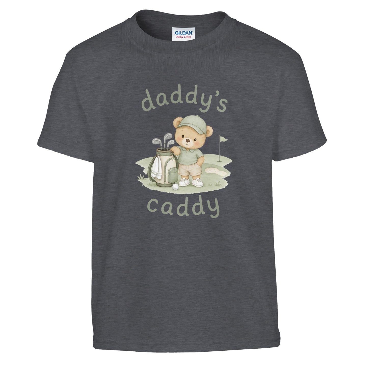 Daddy's Caddy | Kids T Shirt | Funny Golf Gift | Father's Day Birthday Present | Gift For Dad Brother Son - 3F Golf