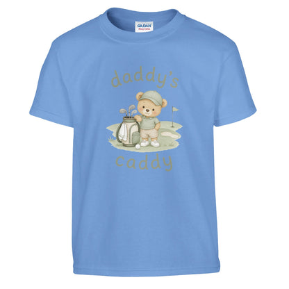 Daddy's Caddy | Kids T Shirt | Funny Golf Gift | Father's Day Birthday Present | Gift For Dad Brother Son - 3F Golf