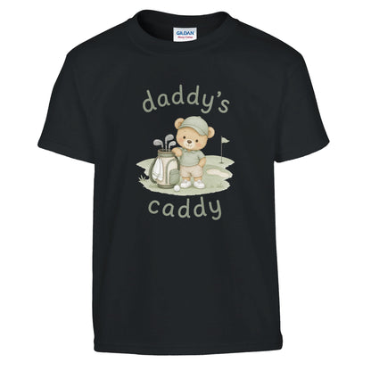 Daddy's Caddy | Kids T Shirt | Funny Golf Gift | Father's Day Birthday Present | Gift For Dad Brother Son - 3F Golf