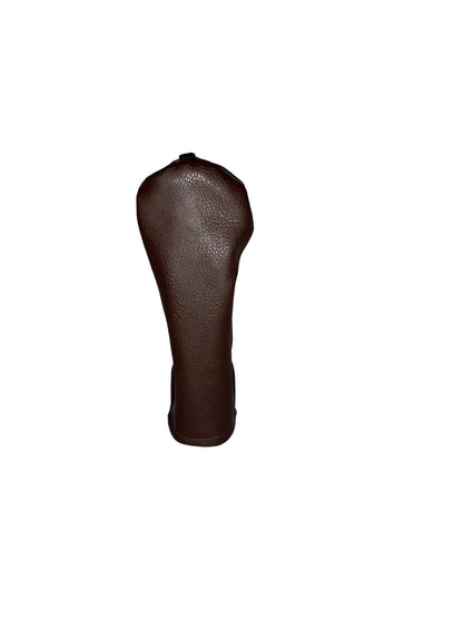Dark Brown Faux Leather Golf Headcovers - 3F Golf