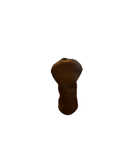 Dark Brown Faux Leather Head Covers | Premium Protection - 3F Golf