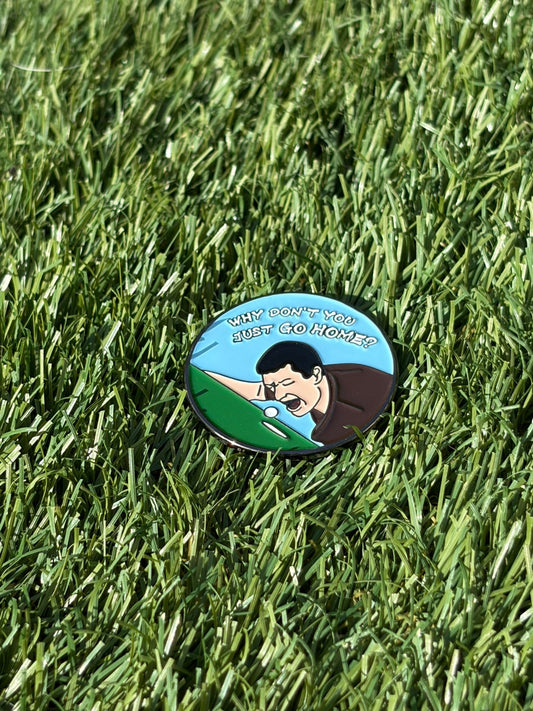 Get In The Hole | Happy Gilmore Ball Marker | Hat Clip Set - 3F Golf