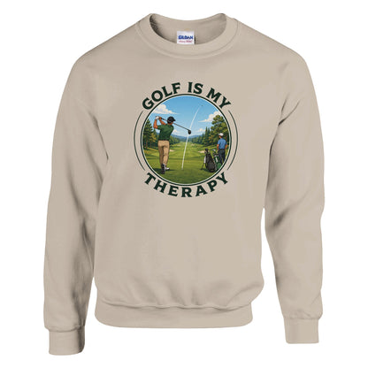 Golf Is My Therapy jumper – Funny Golf t shirt Gift for Dad Golfer – Golf Lover sweatshirt - 3F Golf