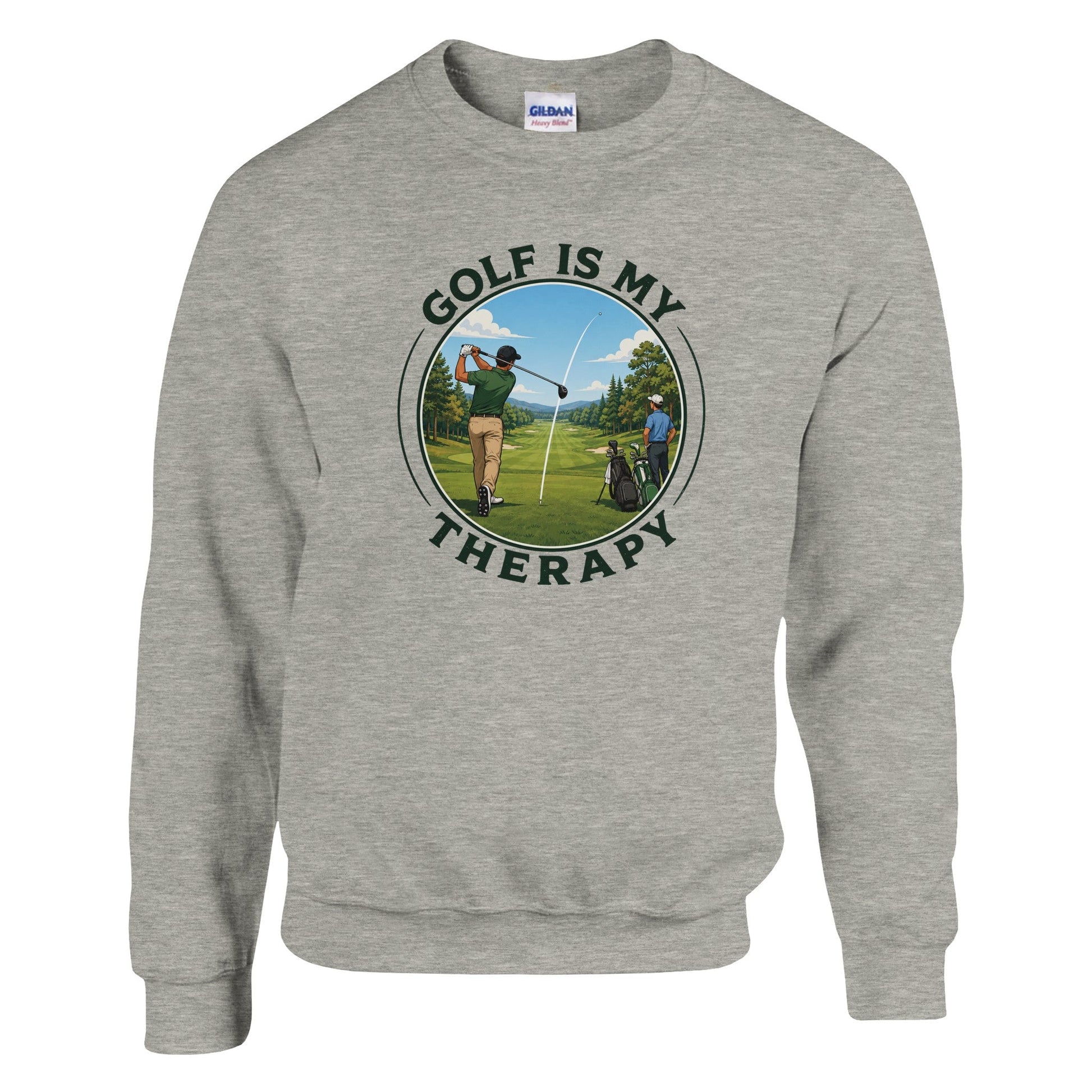 Golf Is My Therapy jumper – Funny Golf t shirt Gift for Dad Golfer – Golf Lover sweatshirt - 3F Golf