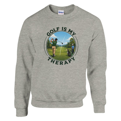 Golf Is My Therapy jumper – Funny Golf t shirt Gift for Dad Golfer – Golf Lover sweatshirt - 3F Golf