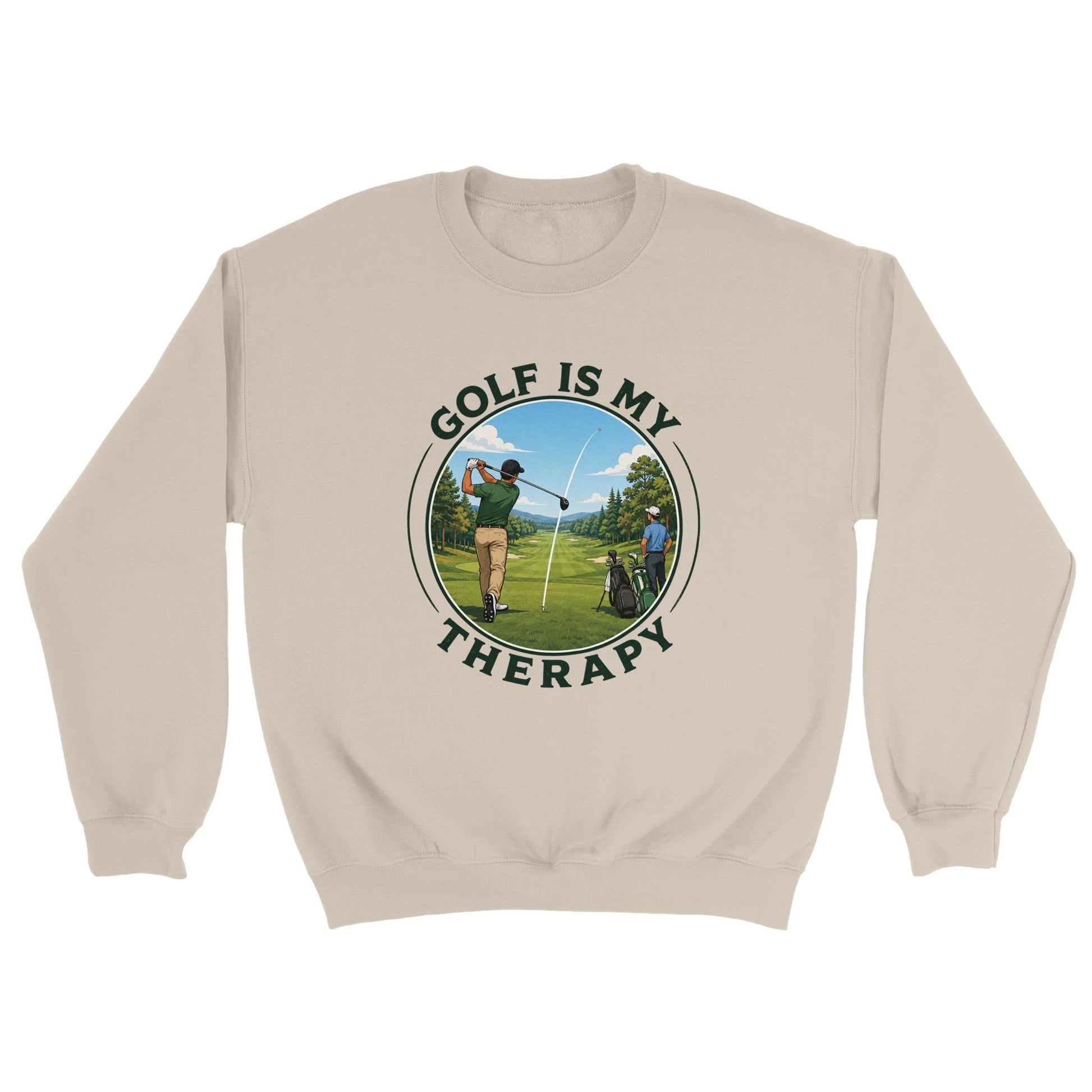 Golf Is My Therapy jumper – Funny Golf t shirt Gift for Dad Golfer – Golf Lover sweatshirt - 3F Golf