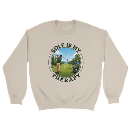 Golf Is My Therapy jumper – Funny Golf t shirt Gift for Dad Golfer – Golf Lover sweatshirt - 3F Golf