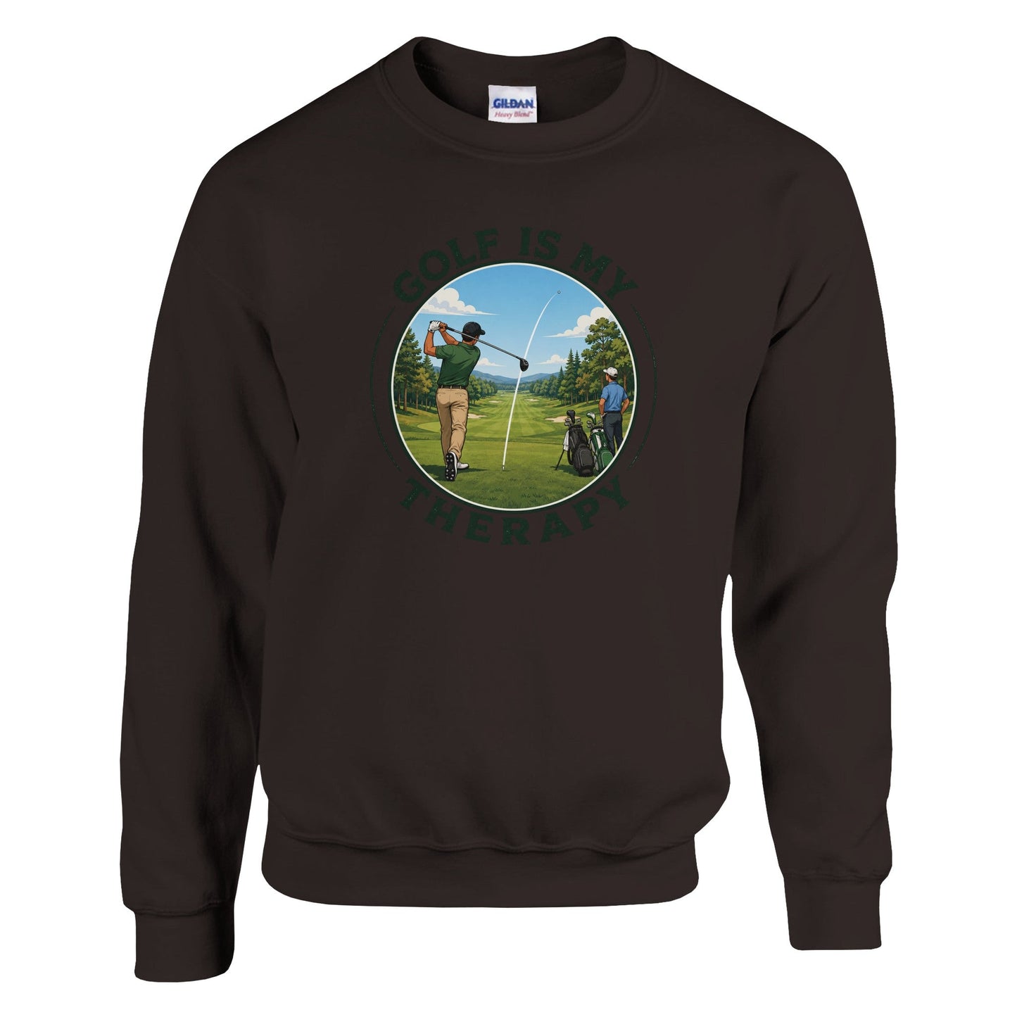 Golf Is My Therapy jumper – Funny Golf t shirt Gift for Dad Golfer – Golf Lover sweatshirt - 3F Golf